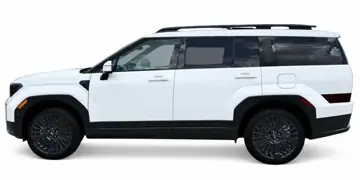 White Hyundai SANTA FE