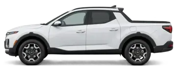 White Hyundai SANTA CRUZ