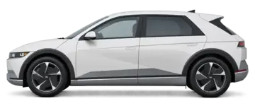 White Hyundai IONIQ 5 side profile