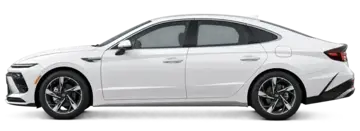 White Hyundai SONATA