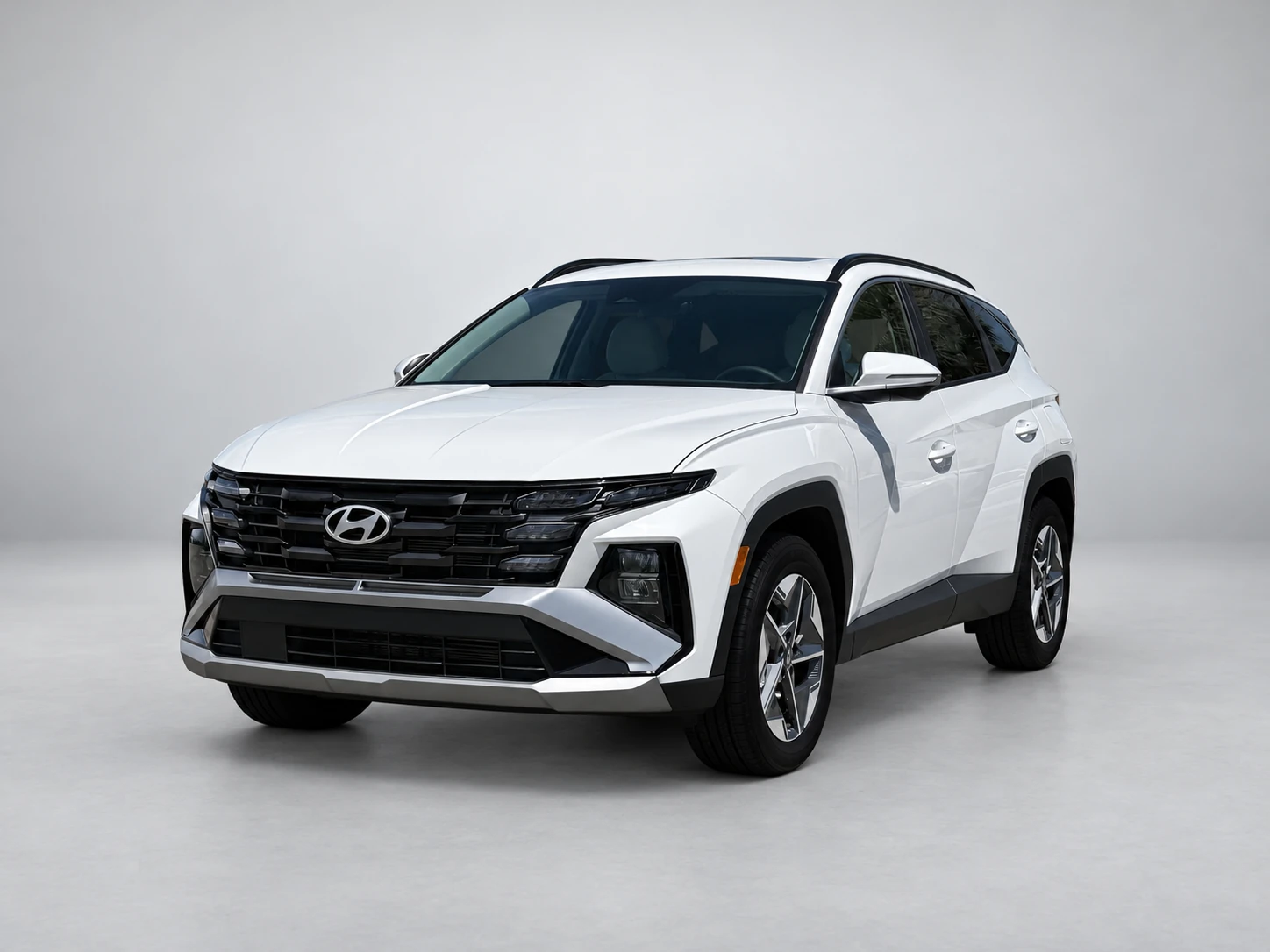 2026 Hyundai Tucson SEL Premium AWD Serenity White Pearl exterior