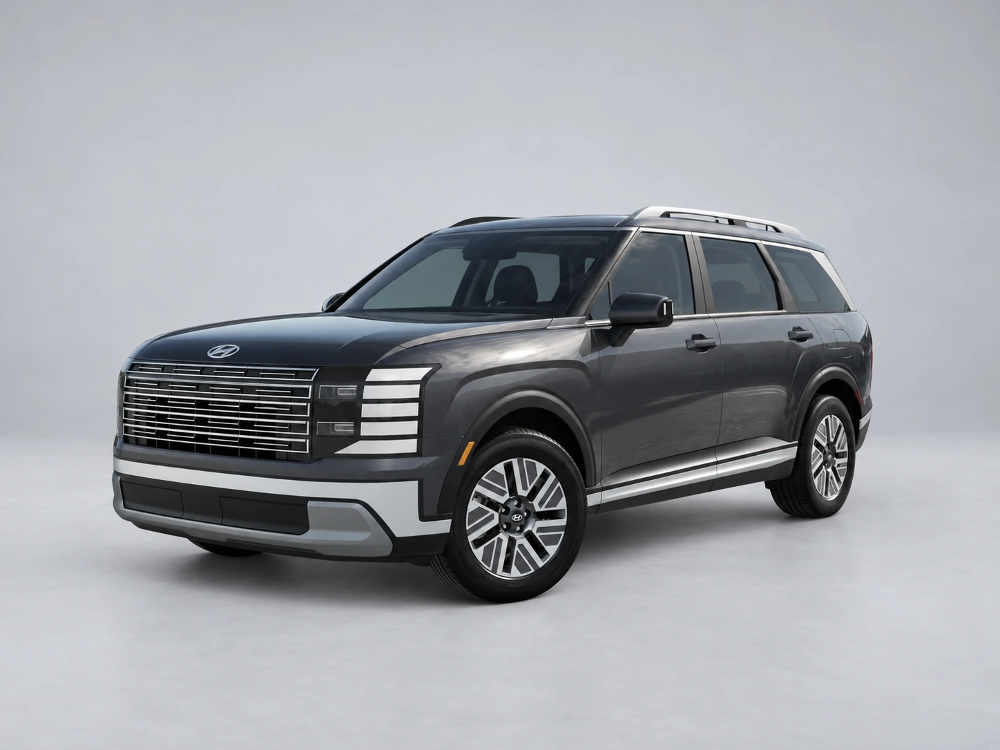 2026 Hyundai Palisade Hybrid SEL 7p AWD Ecotronic Gray Pearl exterior