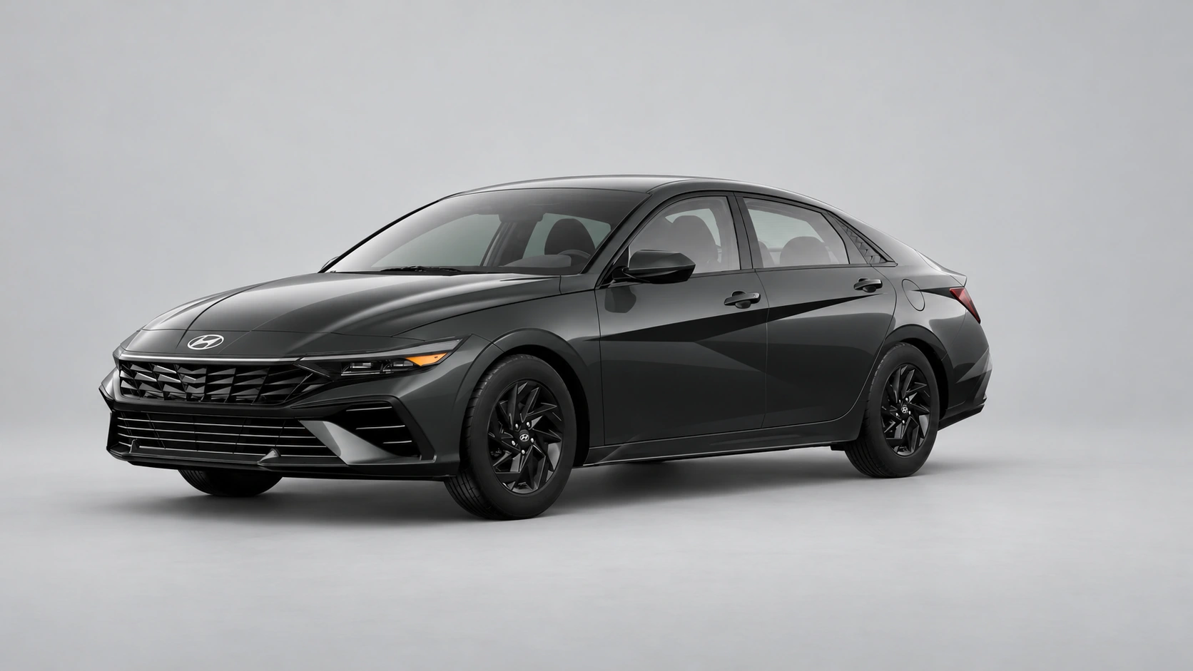 2026 Hyundai Elantra Hybrid Blue Amazon Gray exterior
