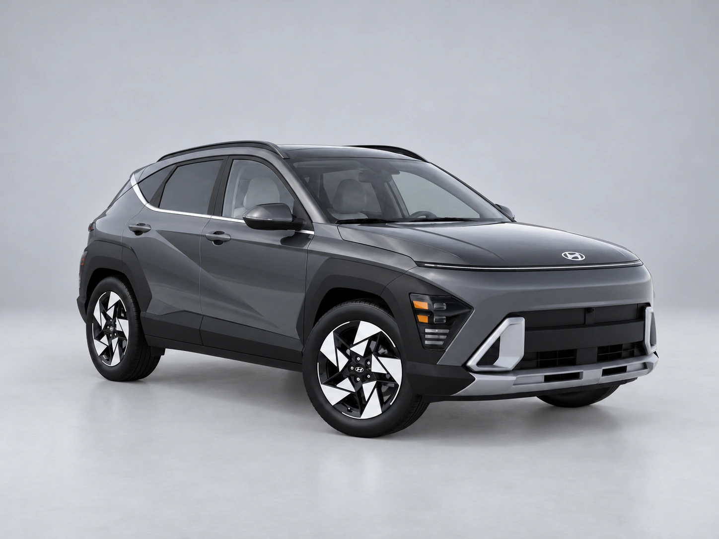 2027 Hyundai Kona Limited AWD Ecotronic Gray Pearl exterior